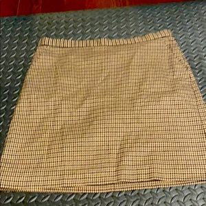 Brown and black skirt